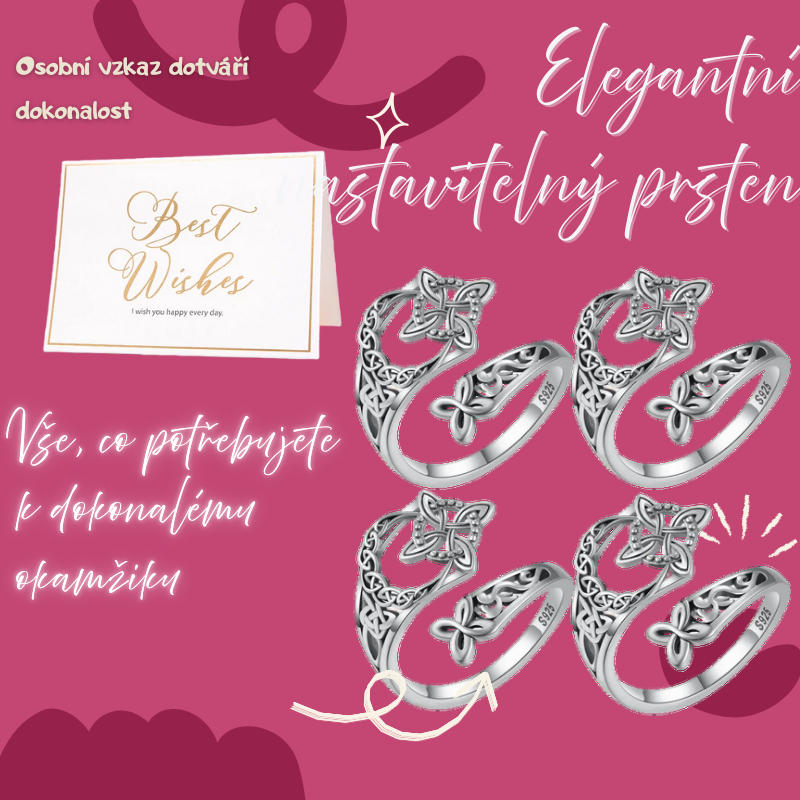 S925 strieborný prsteň s keltským uzlom