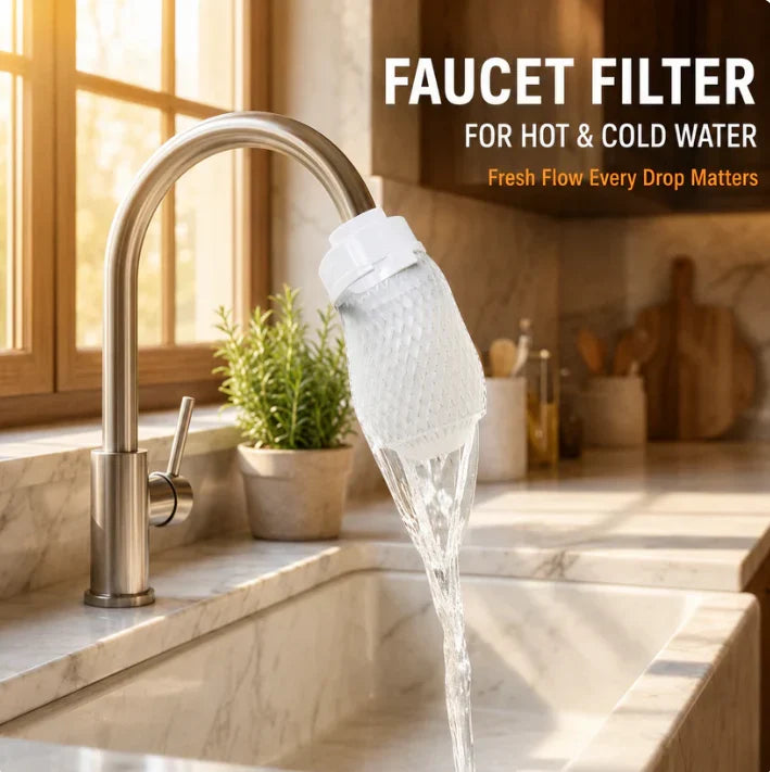 🚰 Filter na vodu z kohútika do kuchynskej batérie na odstránenie usadenín a hrdze 🍃