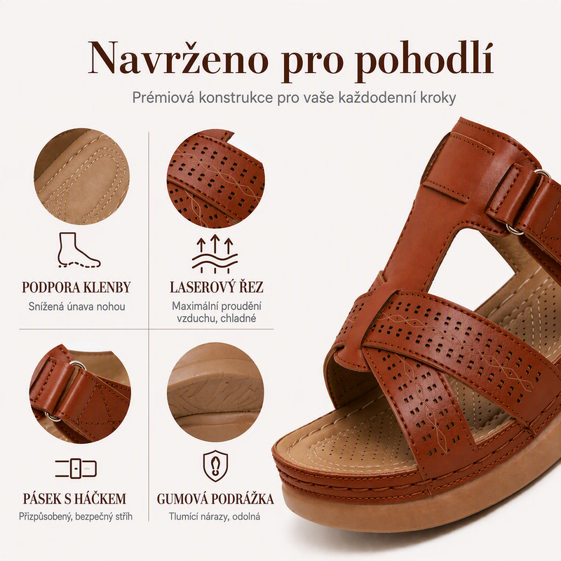 ⏳Letný výpredaj: 49% zľava💥Prémiové kožené sandále pre ženy👡✨
