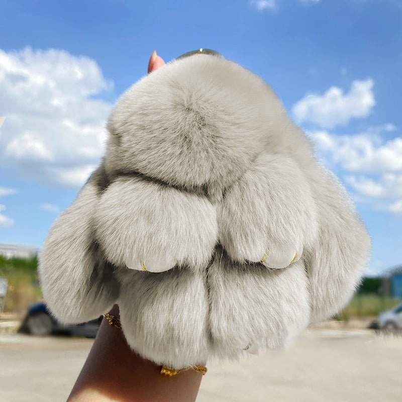🐰 Ručne vyrábané mäkké zajačie bambulkové ozdoby