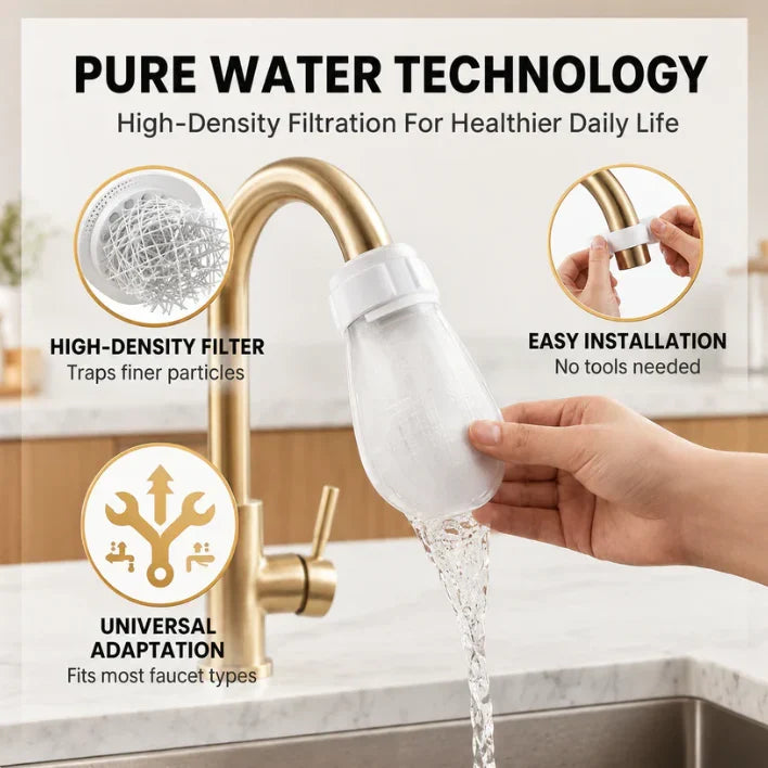 🚰 Filter na vodu z kohútika do kuchynskej batérie na odstránenie usadenín a hrdze 🍃