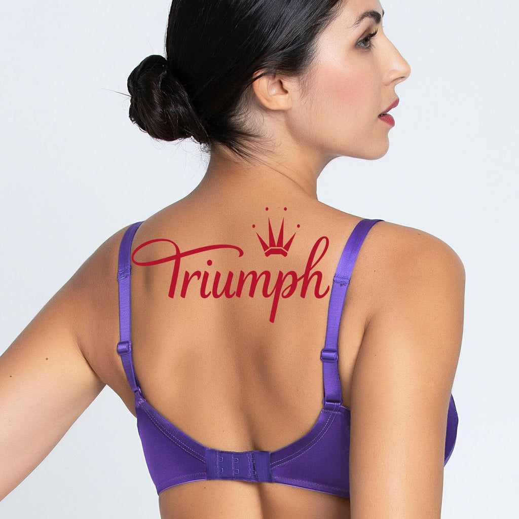 Triumph - (3 τεμάχια) Σουτιέν από μετάξι με μπανέλα για άνετη εφαρμογή