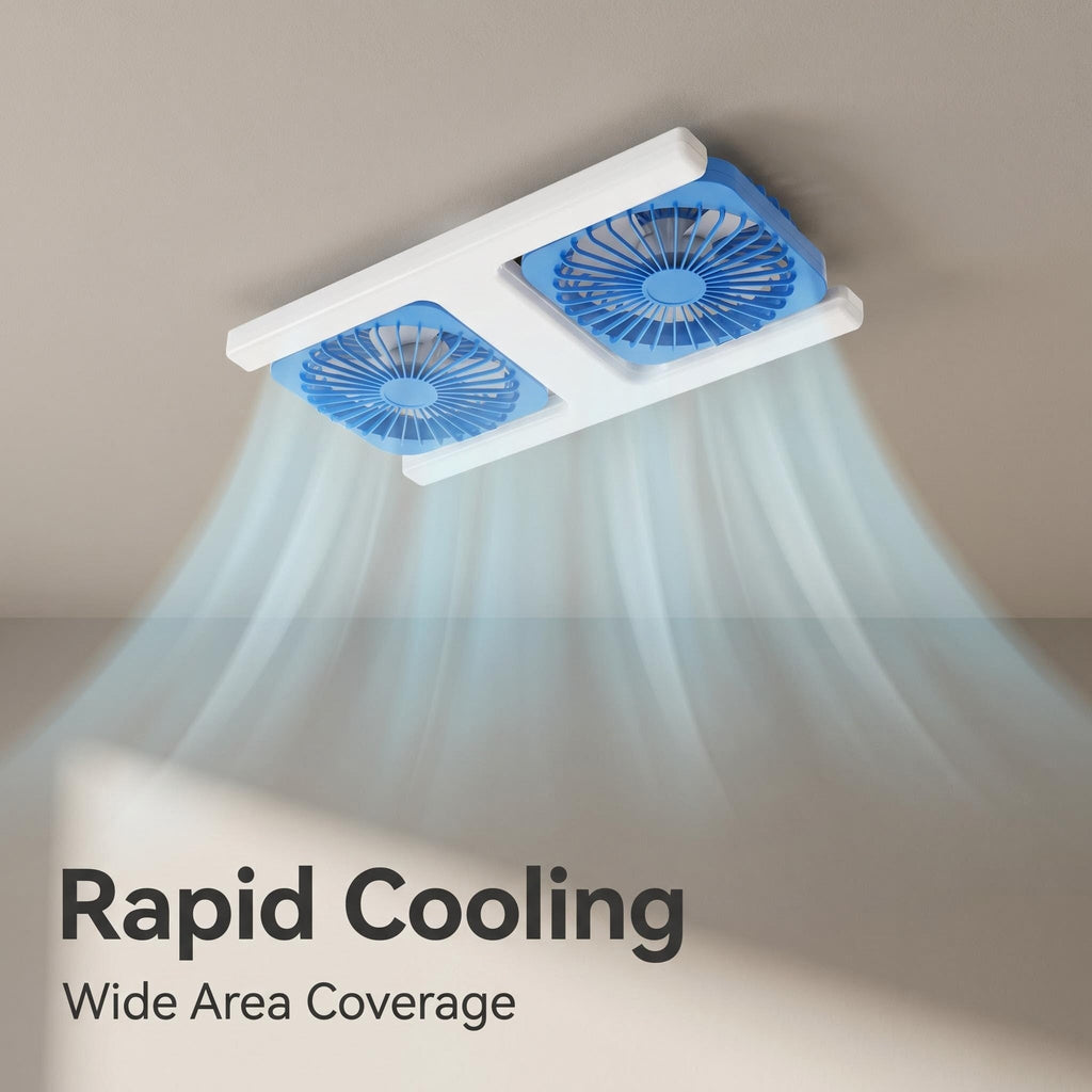 Sodoben LED-stropni ventilator z lučjo 2 v 1 – z daljinskim upravljalnikom ❄️💡🌀🏠
