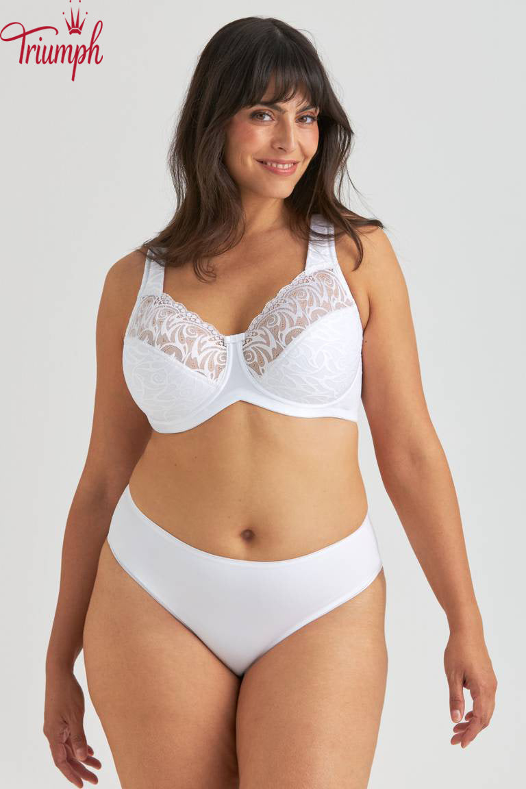 Triumph - (3 szt.) Biustonosz z fiszbinami 3 w 1 zapewniający wsparcie