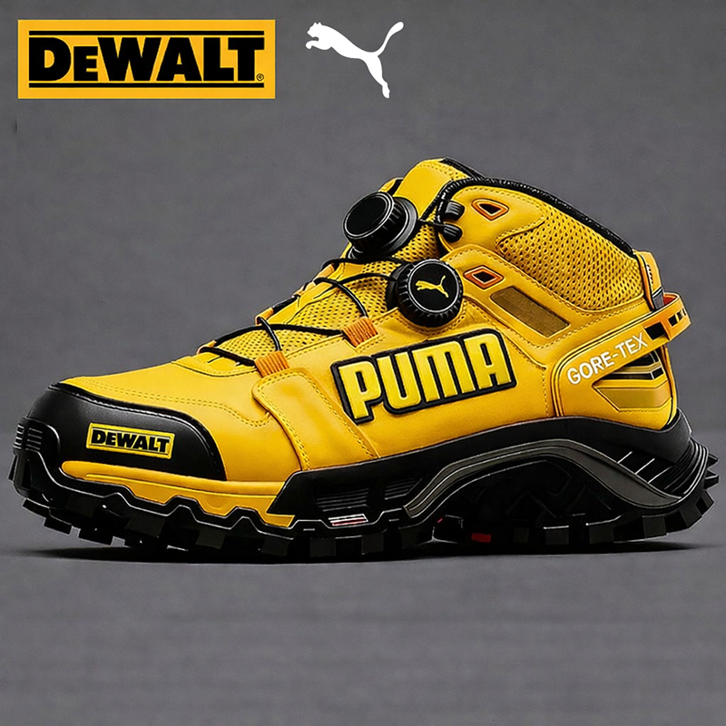 Posledných 50 darčekov🎁Vodoodporni in zračni moški delovni in pohodni čevlji znamk PUMA® in DEWALT so idealni za delo in aktivnosti na prostem.