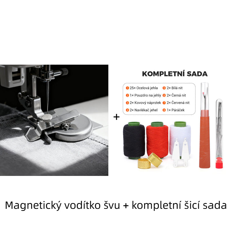 🧵 Nastaviteľný kruhový magnetický vodítko švu