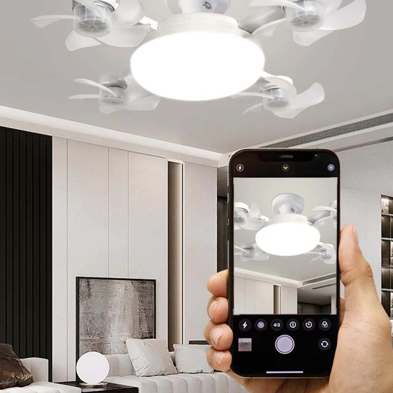 🌀 50 % popust💥Stropni ventilator z LED-svetilko in daljinskim upravljalnikom