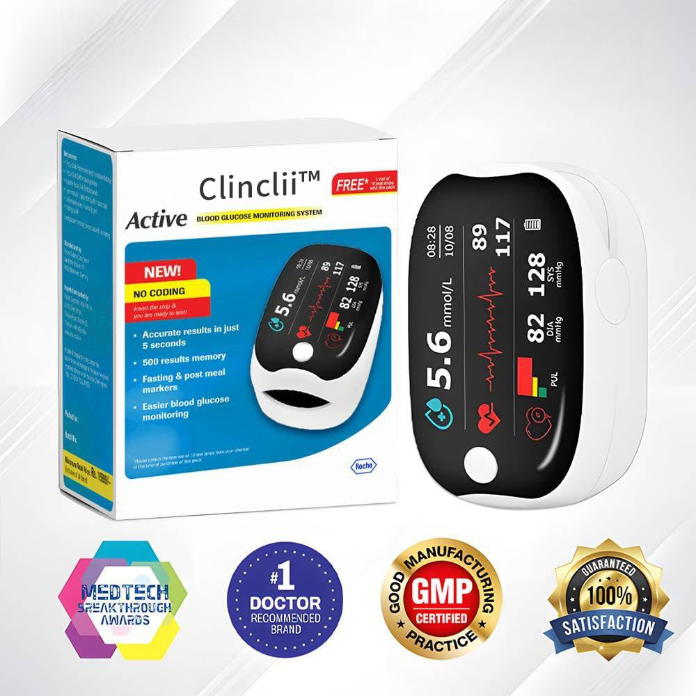 Laserový glukomer Clinclii™ GlucoSense