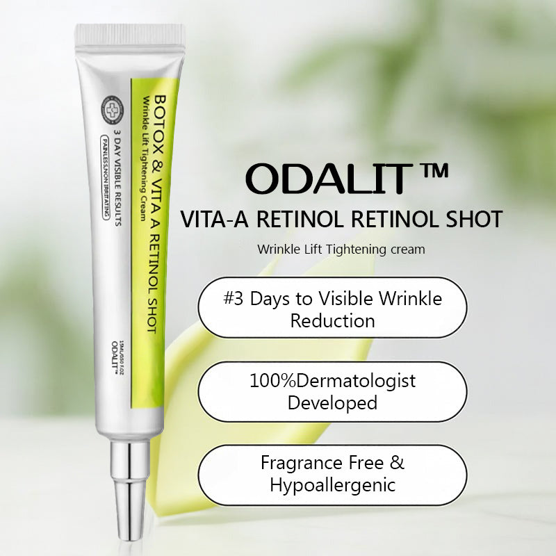[🔥Posledný deň so 70% zľavou] ODALIT™ Botox a retinolový injekcia - redukuje hlboké vrásky, ochabnuté líce a opuchnuté oči