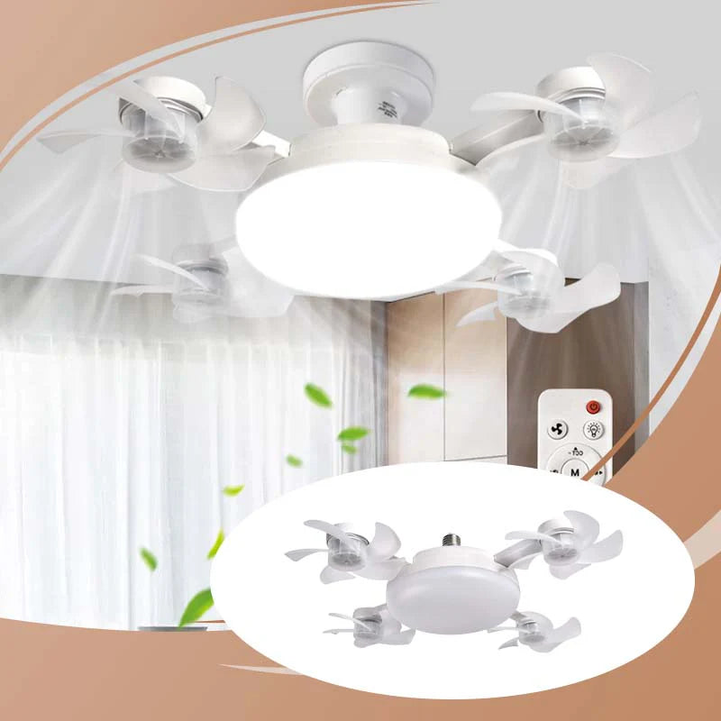 🌀 50 % popust💥Stropni ventilator z LED-svetilko in daljinskim upravljalnikom