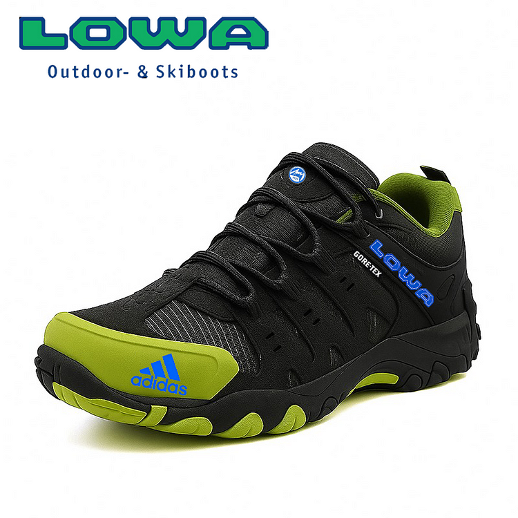 Wytrzymałe i wygodne męskie buty robocze i trekkingowe marki adidas® i Lowa - idealne na każdy teren.