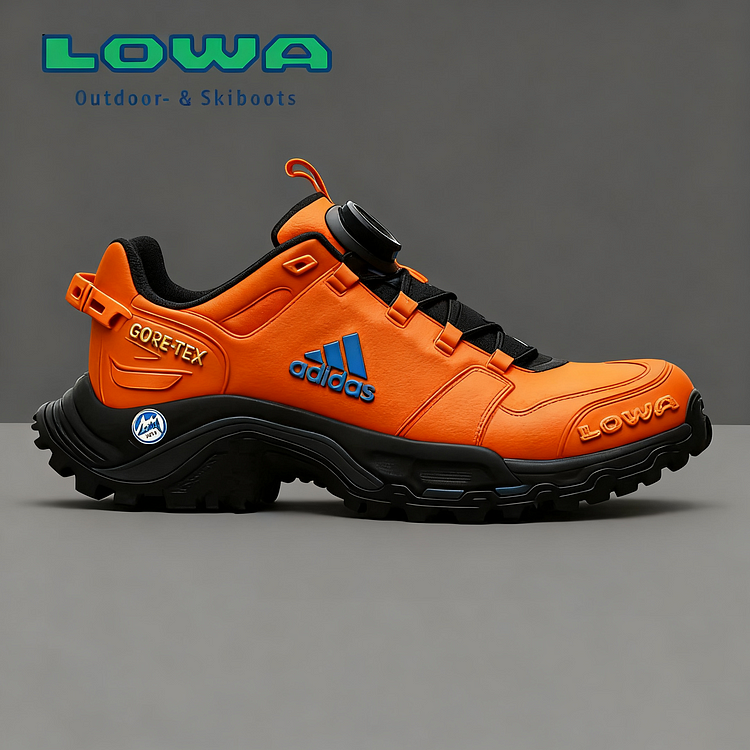 Wytrzymałe męskie buty robocze i trekkingowe marki adidas® i Lowa, idealne na każdą okazję