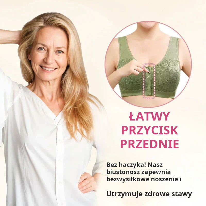 Kúpte 1, získajte 1 zadarmo💞Ľahká podprsenka bez kostíc s predným zapínaním