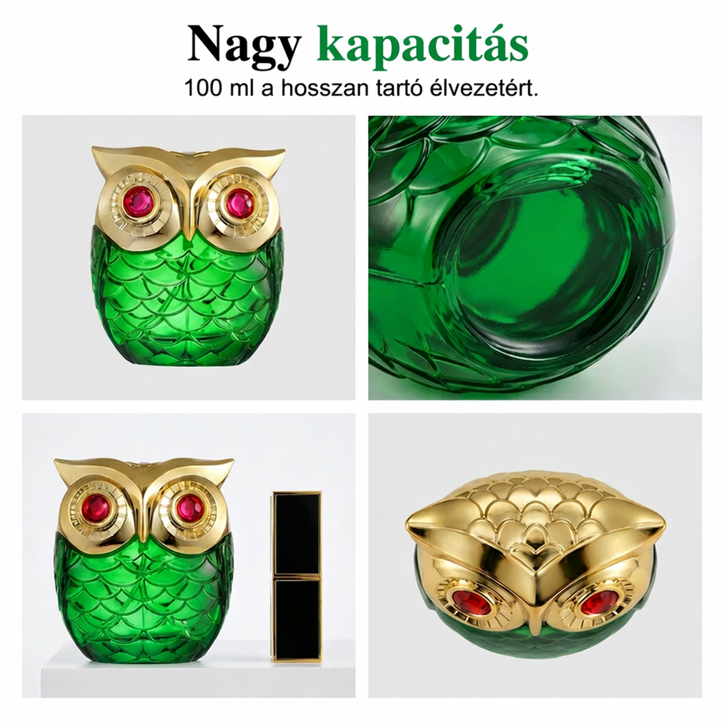 🦉 TERAZ ZĽAVA 50%! 🌙 Mystická parfumovaná voda – Tajomná vôňa a elegantný flakón v tvare sovy – Dlhotrvajúca, ideálna ako darček alebo na vytvorenie jedinečného štýlu 💎✨