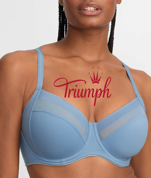 Triumph - (4 szt.) Biustonosz bez fiszbin bez podszewki