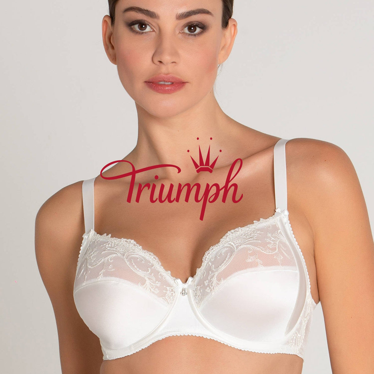 Triumph - (3 τεμάχια) Σουτιέν από μετάξι με μπανέλα για άνετη εφαρμογή