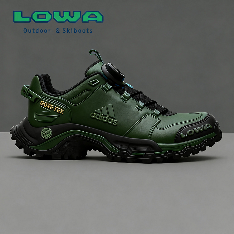 Wytrzymałe męskie buty robocze i trekkingowe marki adidas® i Lowa, idealne na każdą okazję