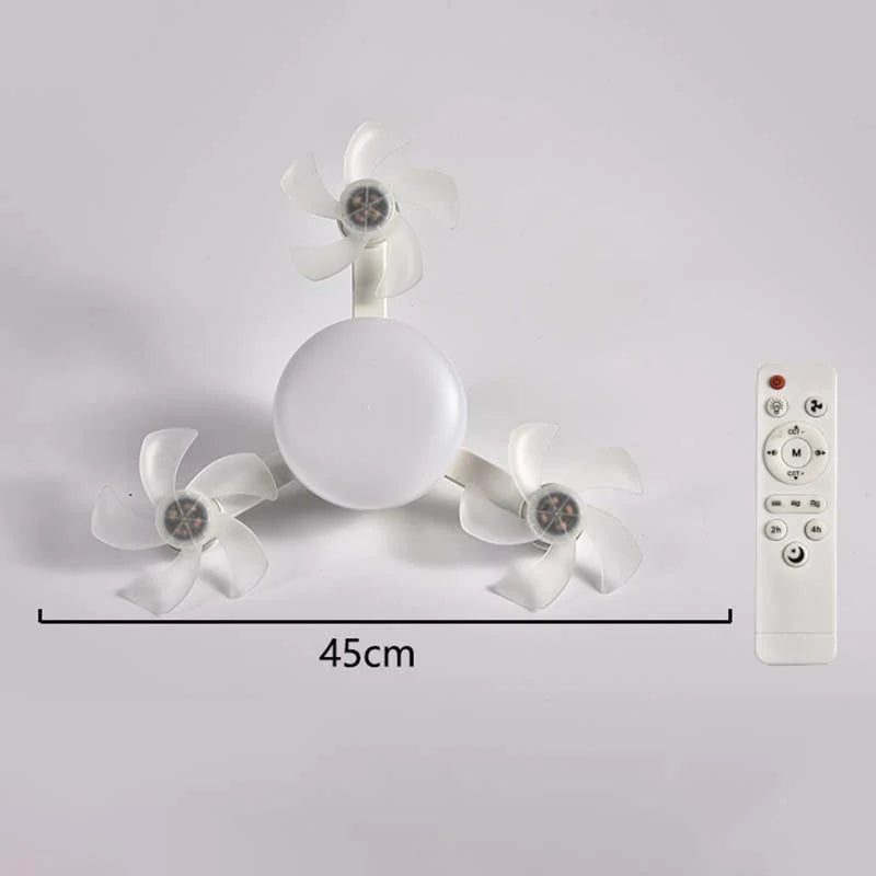 🌀 50 % popust💥Stropni ventilator z LED-svetilko in daljinskim upravljalnikom