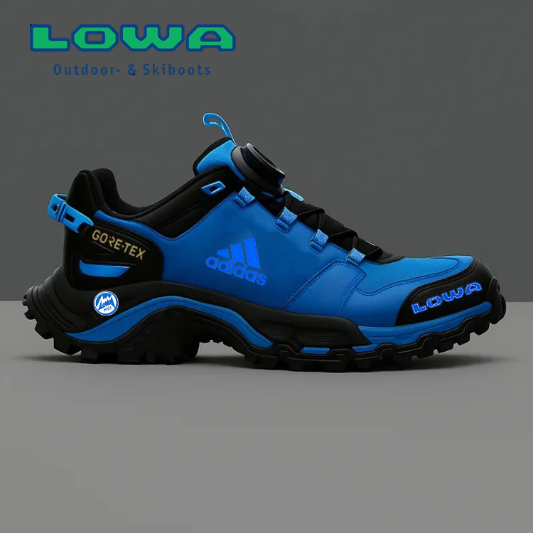 Wytrzymałe męskie buty robocze i trekkingowe marki adidas® i Lowa, idealne na każdą okazję