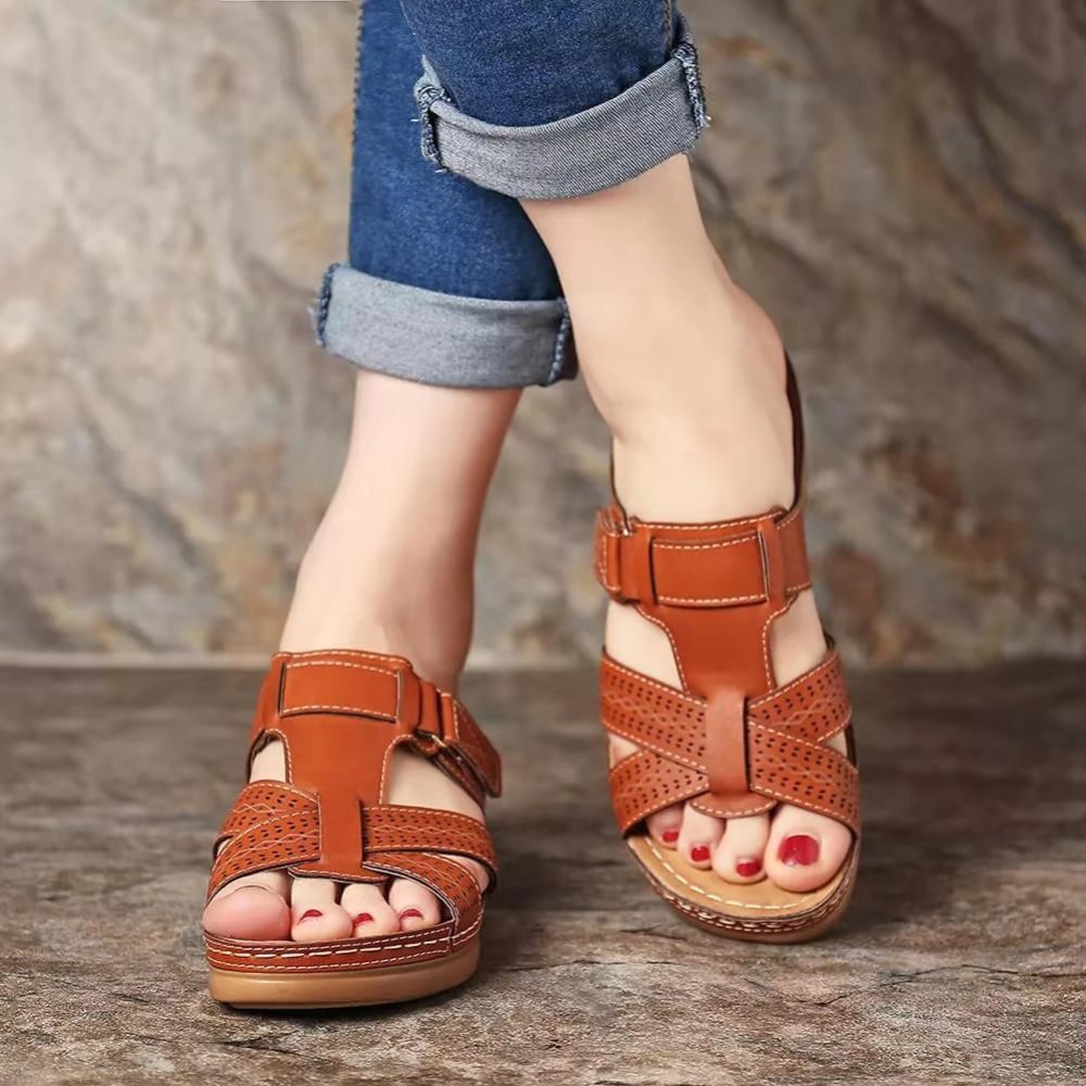 ⏳Letný výpredaj: 49% zľava💥Prémiové kožené sandále pre ženy👡✨