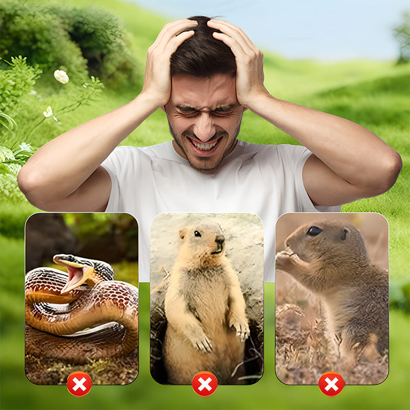 🐁Solárny vodotesný skrutkový odpudzovač myší