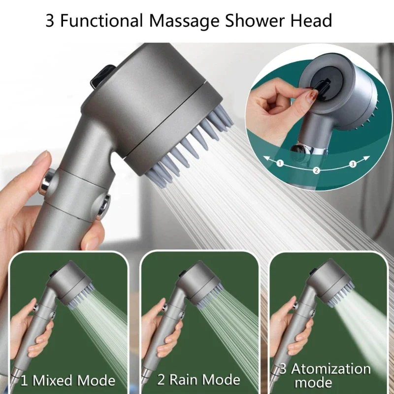 🚿✨Multifunkčná vysokotlaková sprchová hlavica