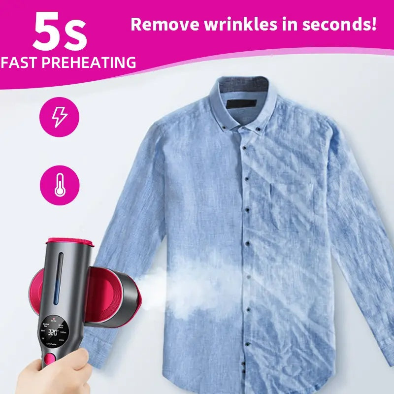 📢💥OBMEDZENÉ PONUKY 50% ZĽAVA💖🎁Kompaktný naparovač odevov SteamPro™ s ergonomickou otočnou rukoväťou