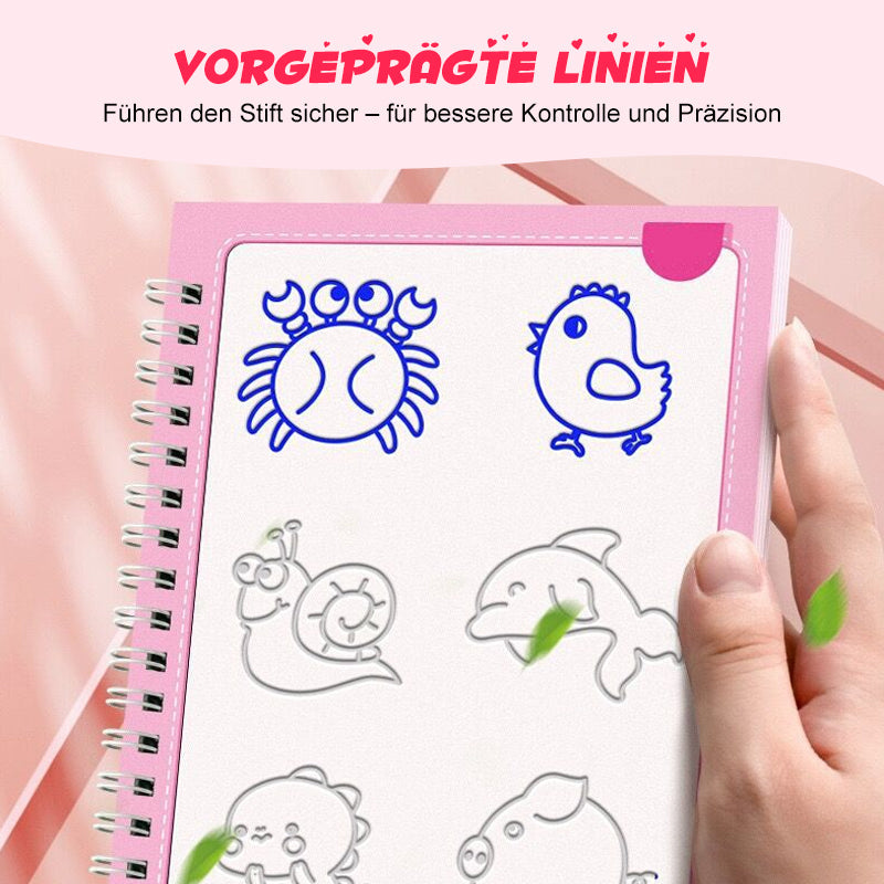 🖌️Kreslíce knihy s drážkami pre deti