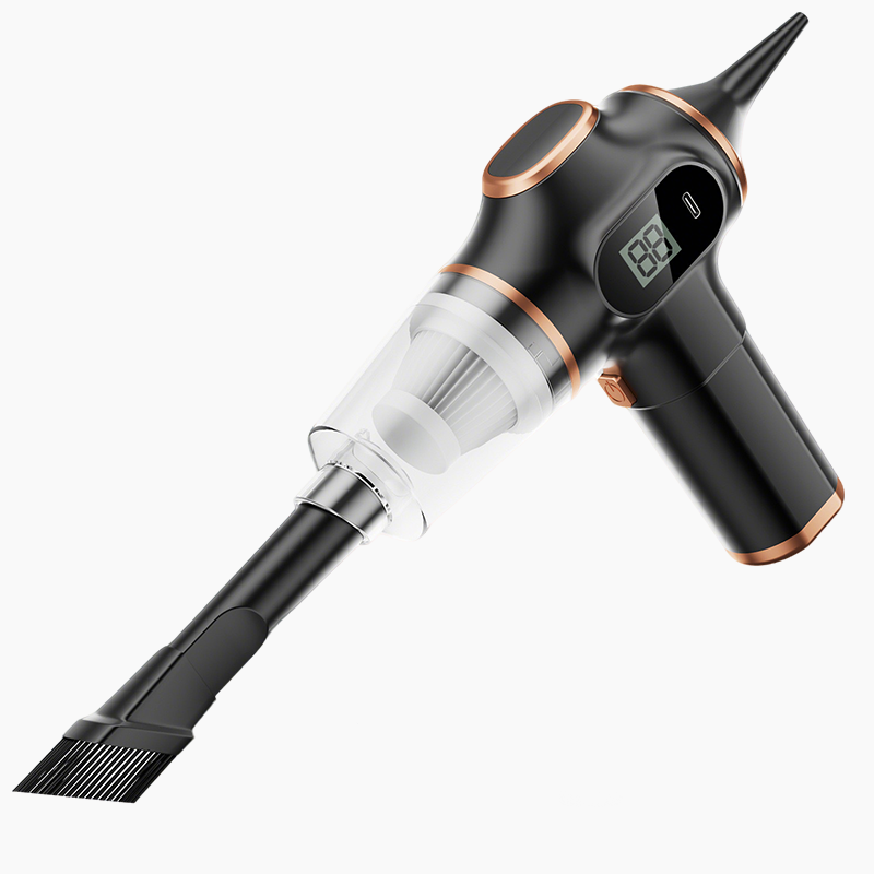 ✨Ručný bezdrôtový vysávač do auta 19000Pa Výkonný 6 v 1 prenosný, s inteligentným displejom