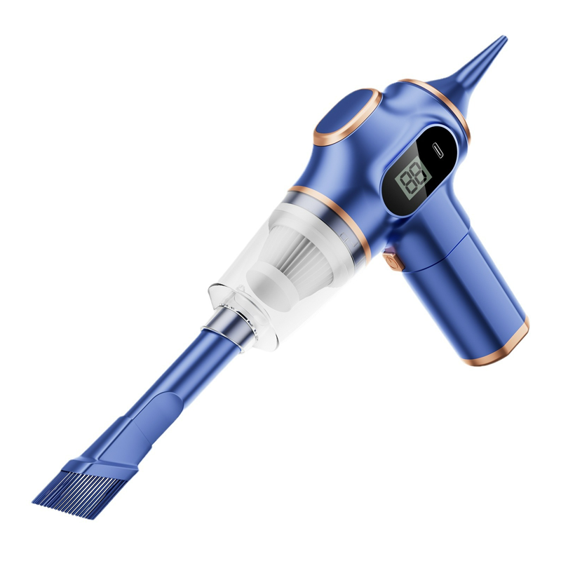 ✨Ručný bezdrôtový vysávač do auta 19000Pa Výkonný 6 v 1 prenosný, s inteligentným displejom