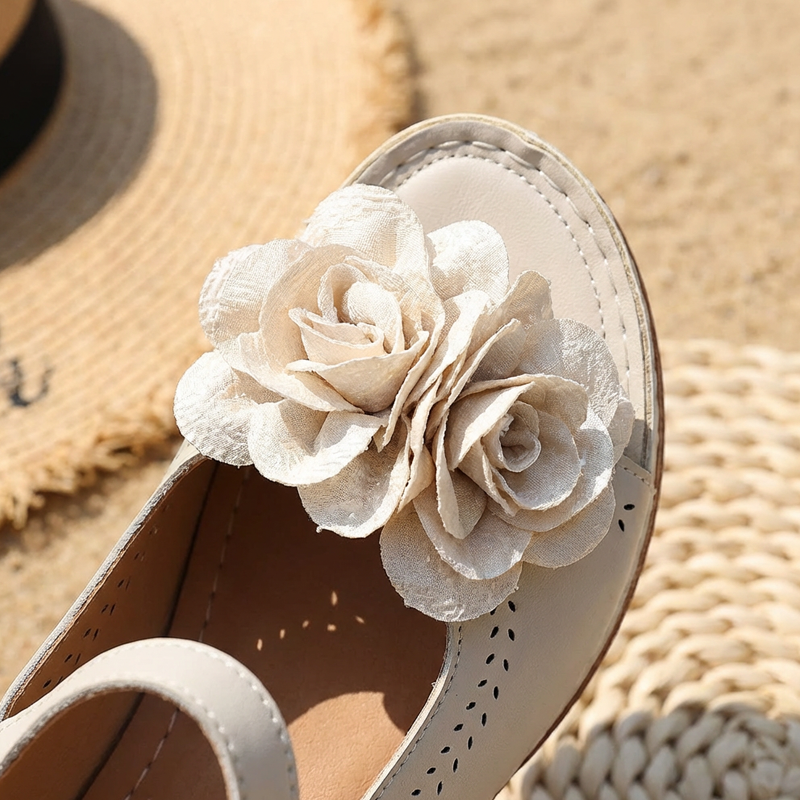 👡 Dámske 3D kvetinové sandále s otvorenou špičkou a blokovým podpätkom – pohodlné, priedušné a elegantné | Ideálne na letné rande, svadby a dovolenky 🌸✨🏖️