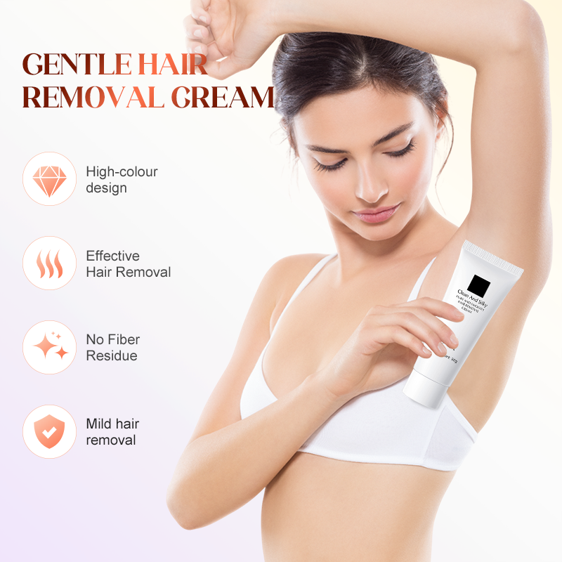 【🎁📿Ružový náhrdelník zadarmo🎁】Jemný depilačný krém pre hladkú a hodvábnu pokožku
