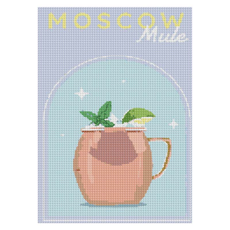 🎨 DIY 5D diamantová maliarska sada – Koktail tému, iskriace diamanty, ľahké lepenie | Dekorácia do obývačky, darček s osobnou tvorbou 🥂✨🎁