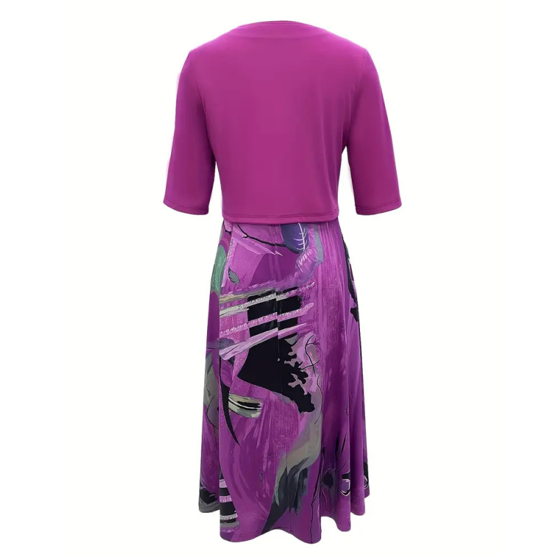 🔥Časovo obmedzená ponuka: 50% zľava💎👗Dvojdielna dámska súprava – krátky kardigan a bezrukávové šaty, elegantné a rafinované😍