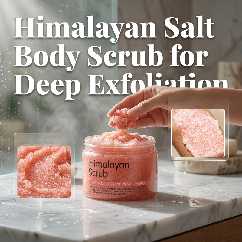✨Telový peeling s himalájskou soľou pre hĺbkovú exfoliáciu