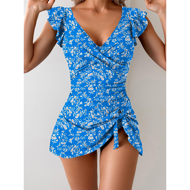 👗 Plavky s výstřihem do V a staženým pasem 🌊