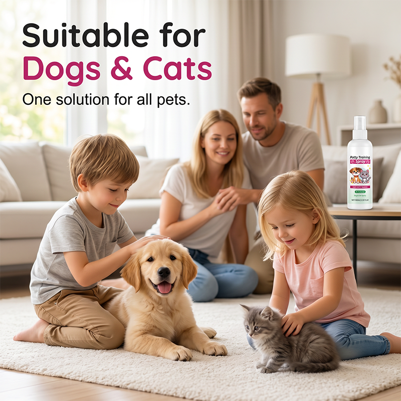 🐶🐱 Sprej na výcvik čistoty pre psov a mačky – podporuje výcvik čistoty ✨