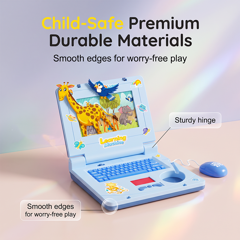💻 Zľava 50 %! 🧸 Interaktívna hračka v podobe notebooku – so svetlami, zvukmi a vzdelávacími hrami – podporuje kreativitu a motorické zručnosti prostredníctvom hry 🎵