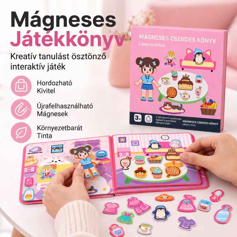 🌟 Magnetická tichá kniha pre vývojárov v ranom vzdelávaní, rozpoznávanie scén – Rozlúčte sa so závislosťou na obrazovke