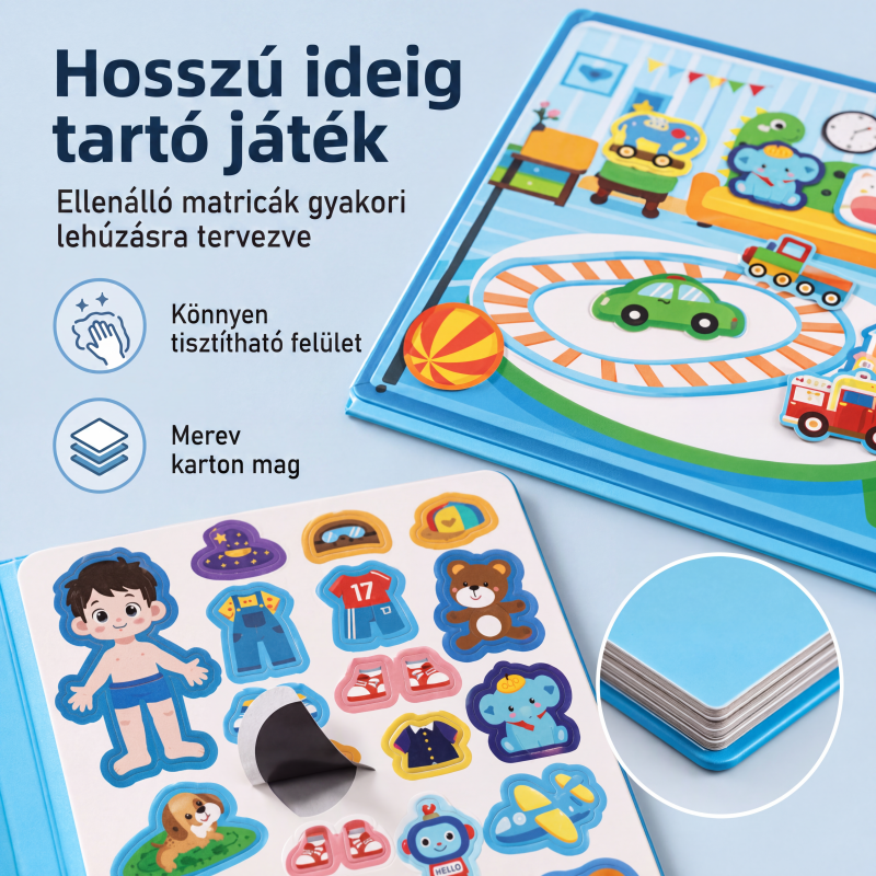 🌟 Magnetická tichá kniha pre vývojárov v ranom vzdelávaní, rozpoznávanie scén – Rozlúčte sa so závislosťou na obrazovke