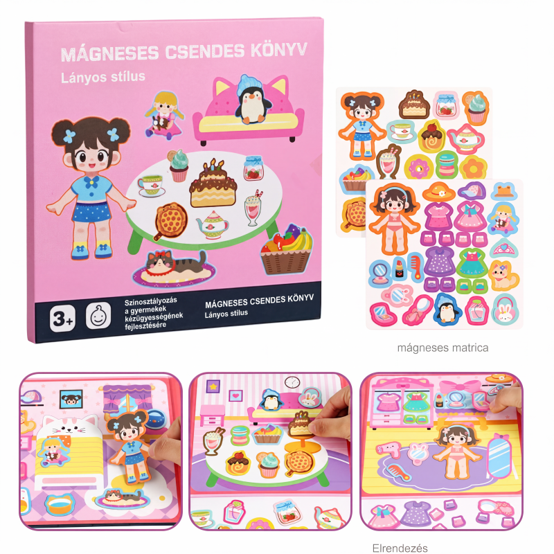 🌟 Magnetická tichá kniha pre vývojárov v ranom vzdelávaní, rozpoznávanie scén – Rozlúčte sa so závislosťou na obrazovke