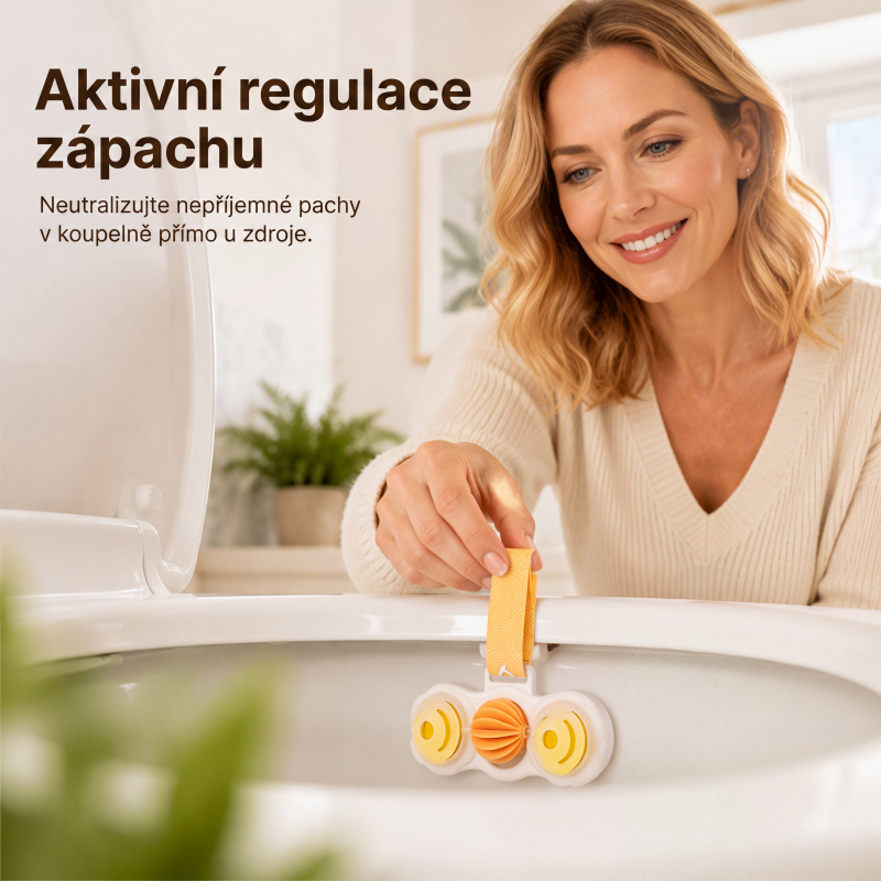 🌸 Voňavá toaletná spona Neustála eliminácia zápachu – Rozlúčte sa s nepríjemným zápachom