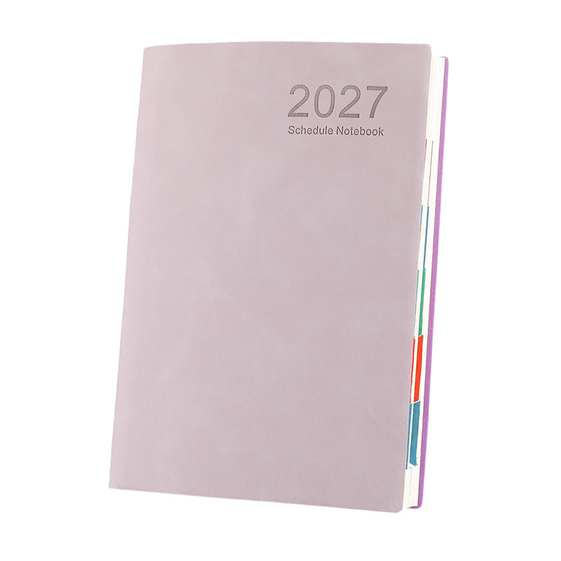 📘✨2027 Minimalistický zápisník s denným plánom