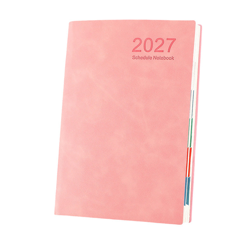📘✨2027 Minimalistický zápisník s denným plánom