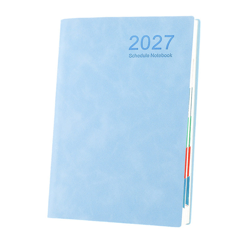 📘✨2027 Minimalistický zápisník s denným plánom