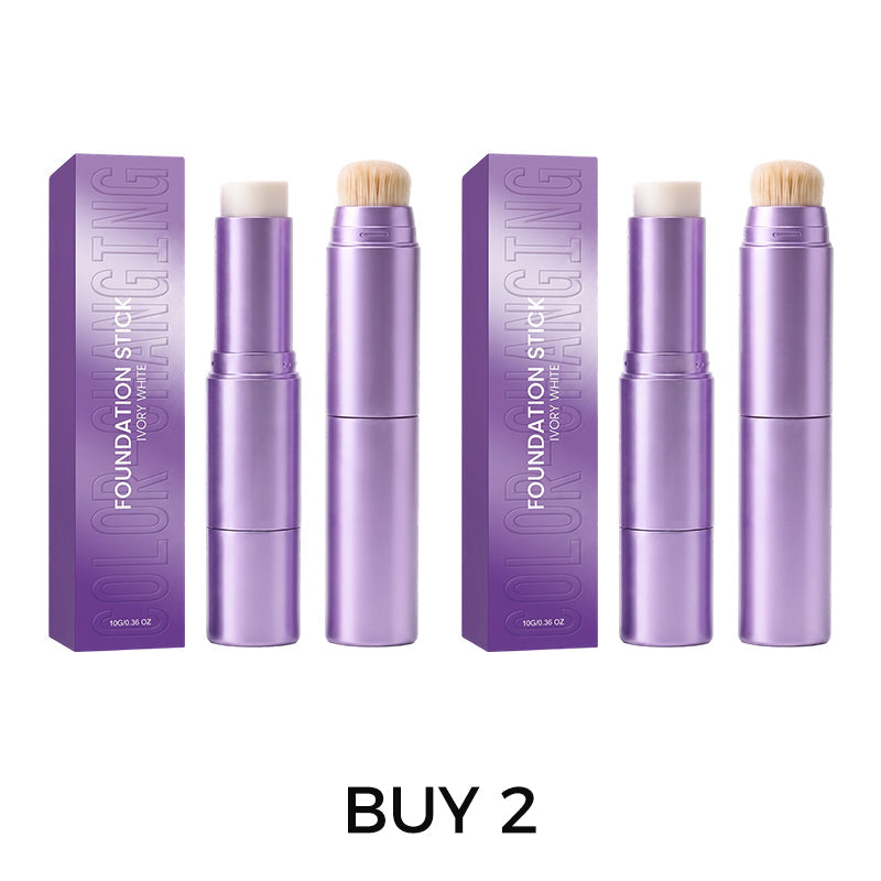 💄✨ 2 v 1 tónovacia tyčinka s meniacou sa farbou | Krémová tónovacia tyčinka prispôsobujúca sa odtieňu pleti pre dokonalý make-up