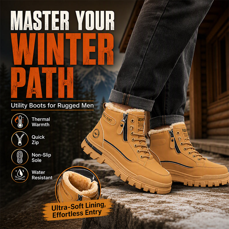 ✨Pánske zimné protišmykové topánky s teplou podšívkou